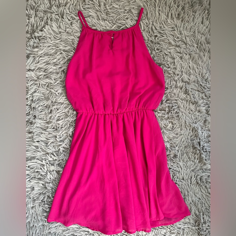 Pink Blue Rain Dress from Francesca’s